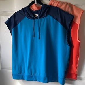 NWOT Lot (2) Hooded lightweight Tops